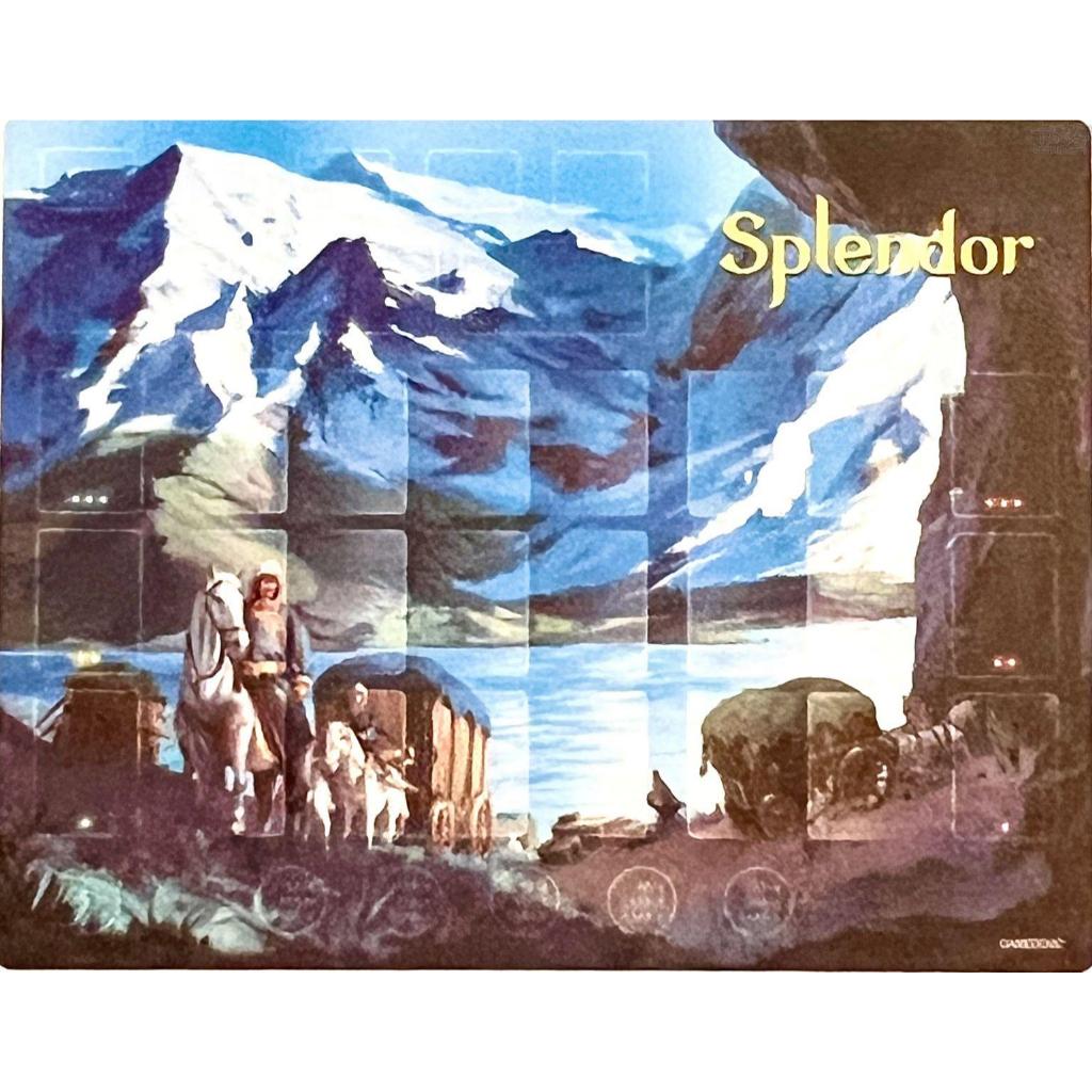 【Asmodee】Splendor: Game Mat (璀璨寶石新版遊戲墊)｜高質感桌遊配件 高級縫邊, , large