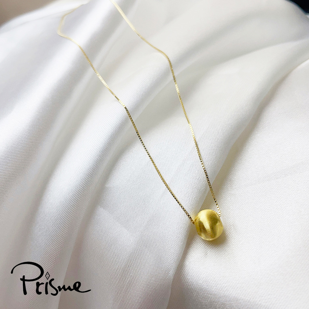 【Prisme Gold】黃金項鍊 貓眼金珠 鍊墜項鍊 (金重：約0.05錢&plusmn;0.02), , large