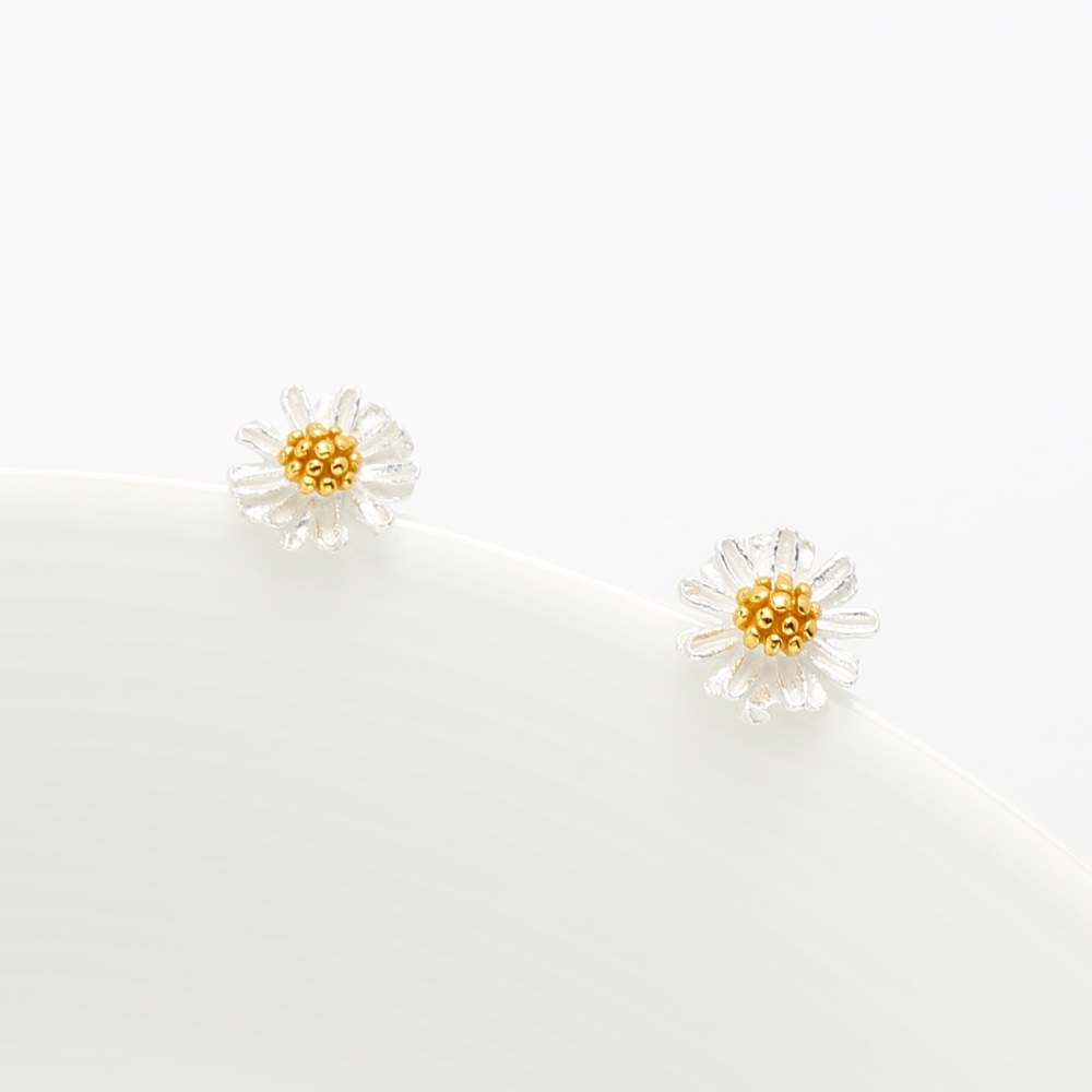 【Angel & Me】Daisy s925 sterling silver earrings birthday gift, , large