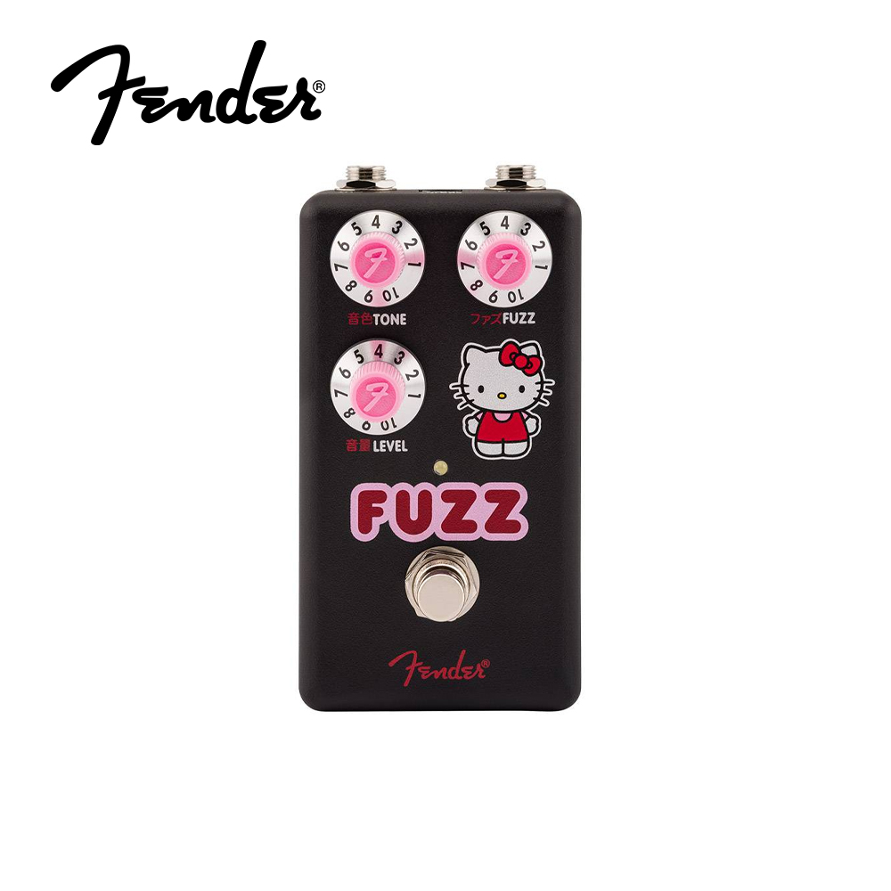 Fender x Hello Kitty Fuzz Pedal Black 聯名效果器, , large