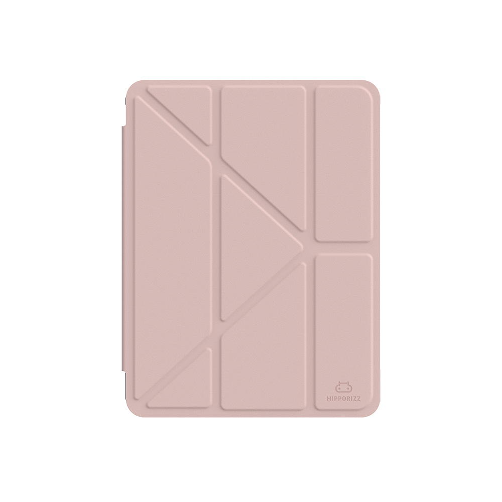 【HIPPORIZZ】iPad Pro 11吋 (2024/2025) Origo 晶透筆槽防摔殼 紅鶴粉色, , large