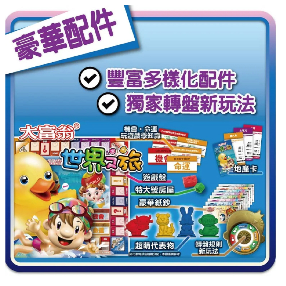 【龍品文創】 大富翁 A384 (超萌)世界之旅, , large