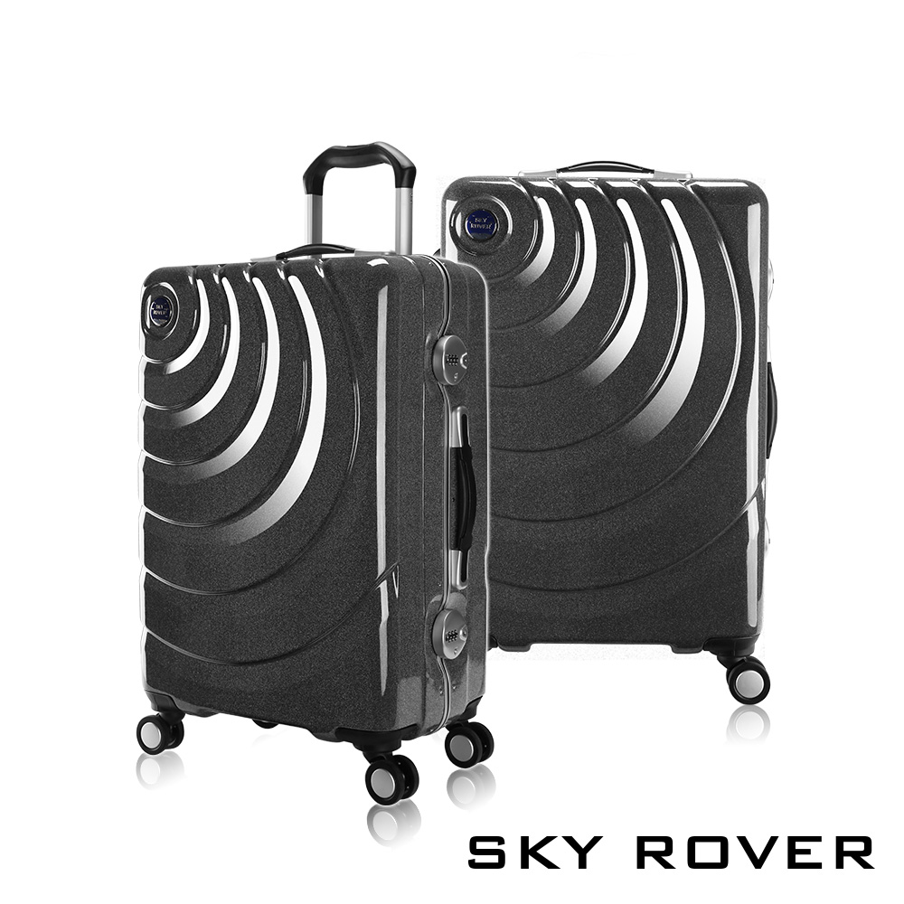【PANTHEON PLAZA】展示品限量出清 SKY ROVER 19吋 魔幻星辰 鋁框硬殼行李箱 SRI-1547J 魔幻金, , large