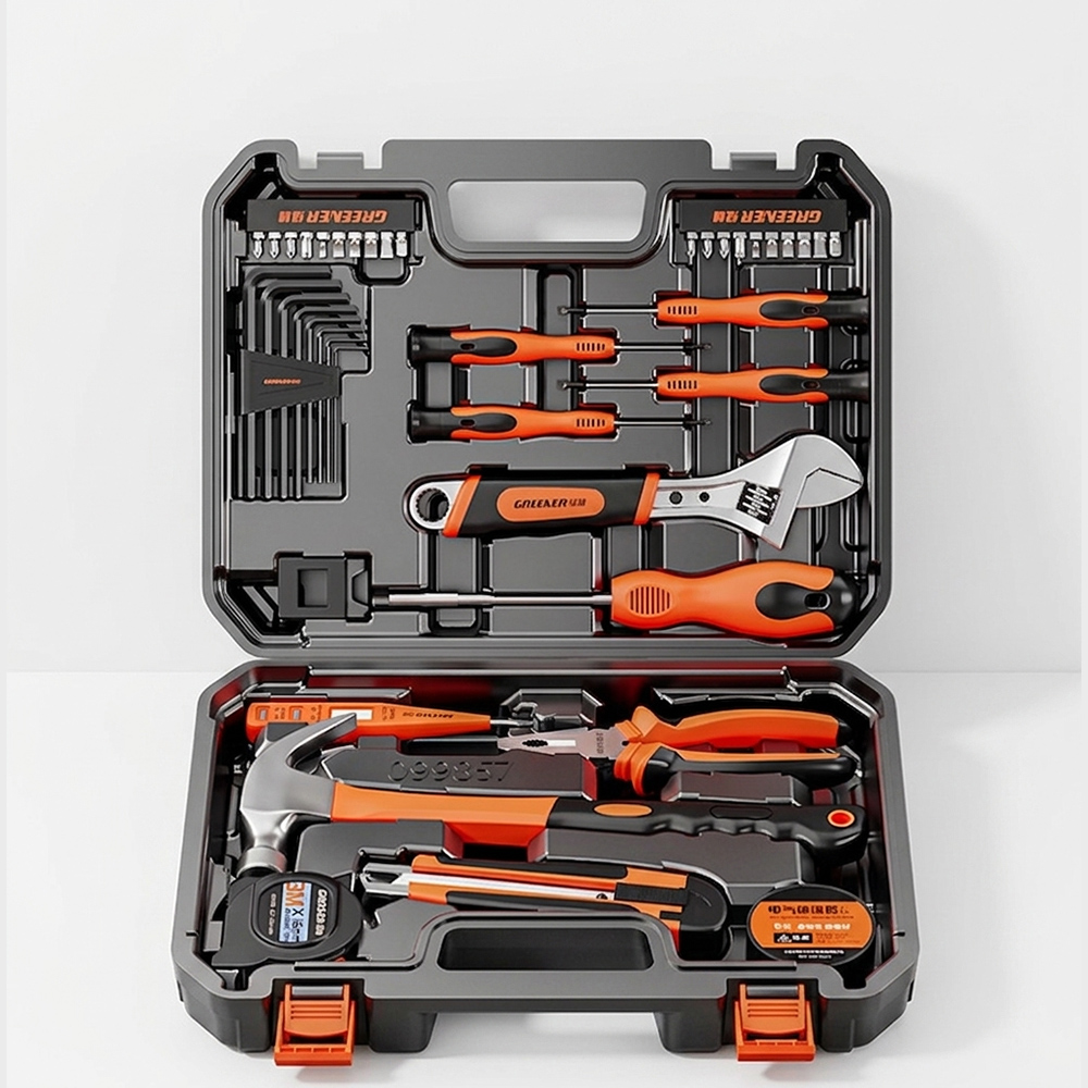 【禾統】42件多功能工具套組/ 1入組/組 (工具箱套裝  多功能工具箱  家具工具箱 多功能家用工具箱  維修工具, , large