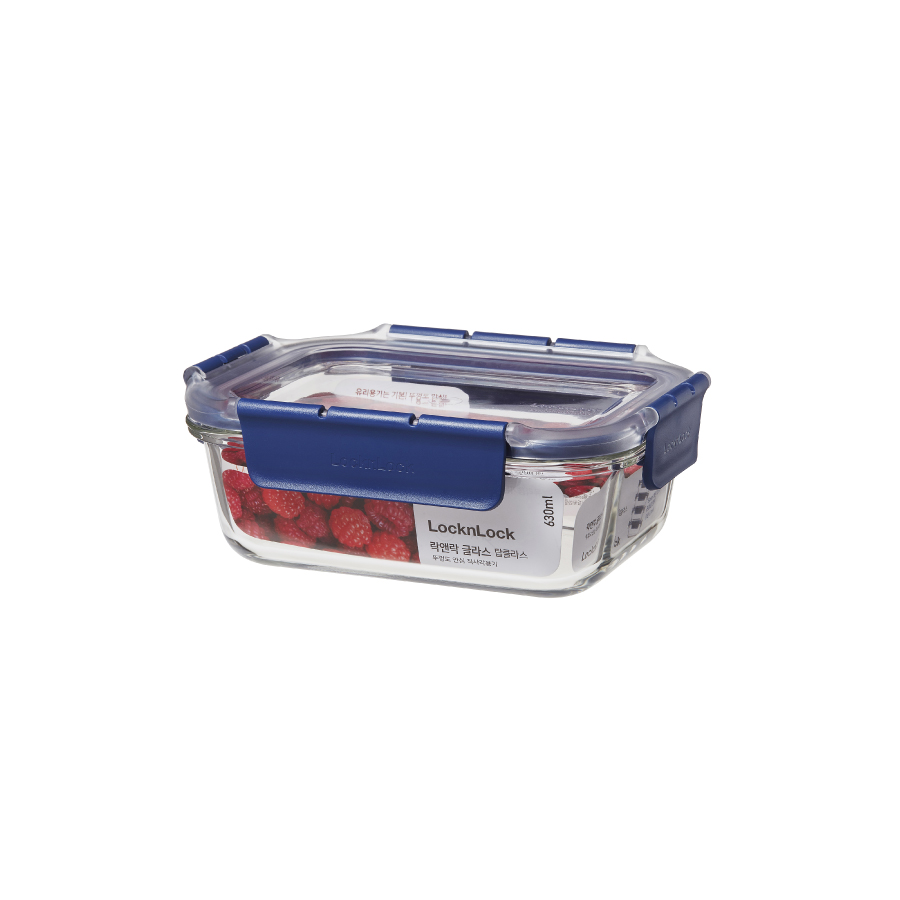 LL Top GLASS Rectangular 630ml, , large