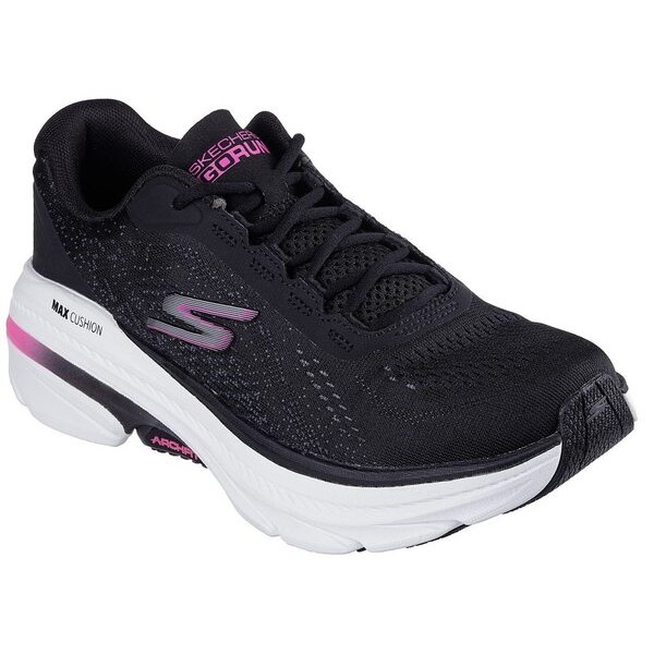 Skechers Max Cushioning Arch Fit 女 慢跑鞋 運動鞋 黑粉 [128941BKPK], , large