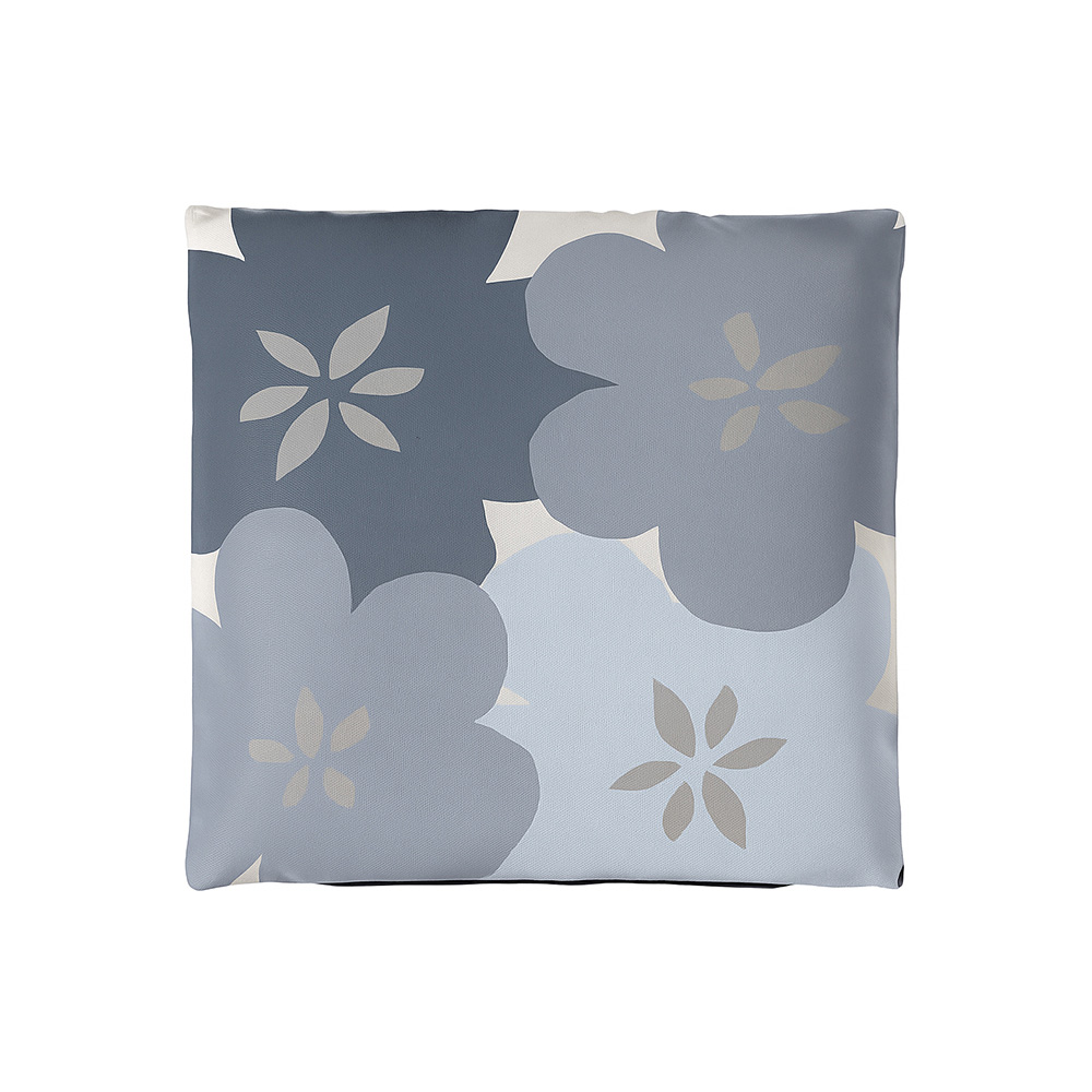【Monster】 Pocket Coil Cooling Seat Cushion (38x38cm) &ndash; Blue Ocean Floral, , large