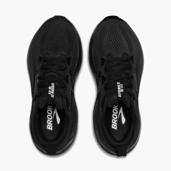 Brooks Glycerin Gts 22 女 慢跑鞋 寬楦 支撐 彈力 緩震 黑 [1204351D020], , large