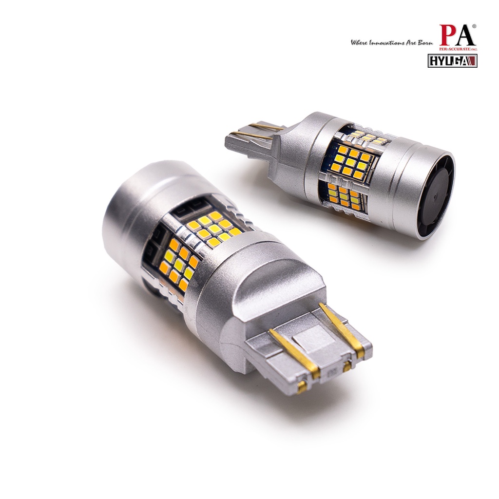 PA LED｜G54 雙色風扇款 防快閃 LED 方向燈 CANBUS解碼 直上免加裝電阻 3157 1157 7443, , large