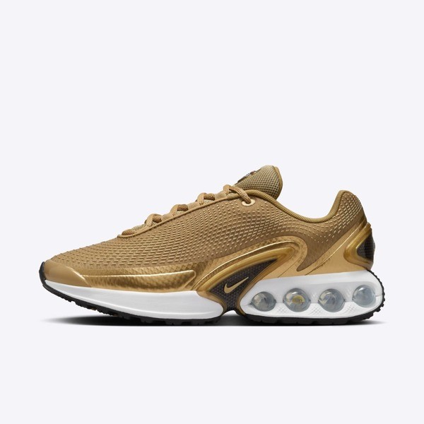 Kixpress-Nike W Air Max DN PRM 女 運動休閒鞋 慢跑鞋 氣墊 緩震 未來感 金 [HJ9638-700], , large