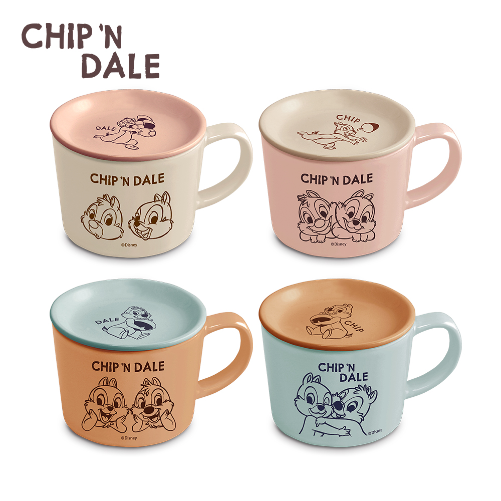 【SENSE LAB】Disney Mochi Ceramic Mug Lid Set (400ml x 2), , large