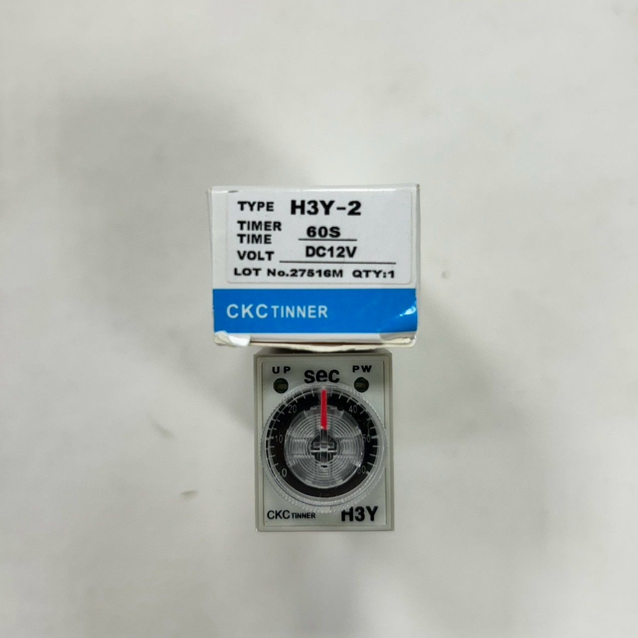 時間繼電器8腳2開2閉DC12V-0-60秒, , large