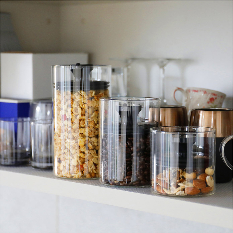 HEAT-RESISTANT GLASS CANISTER , , large