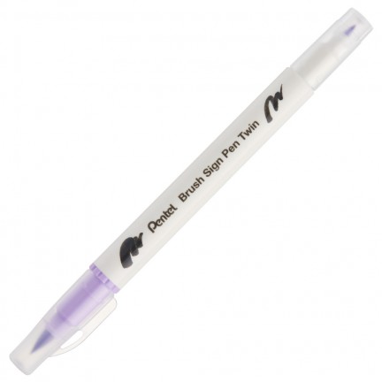 【 Pentel 飛龍 】雙頭柔繪筆 10支/盒 SESW30C   -  多款可選, , large