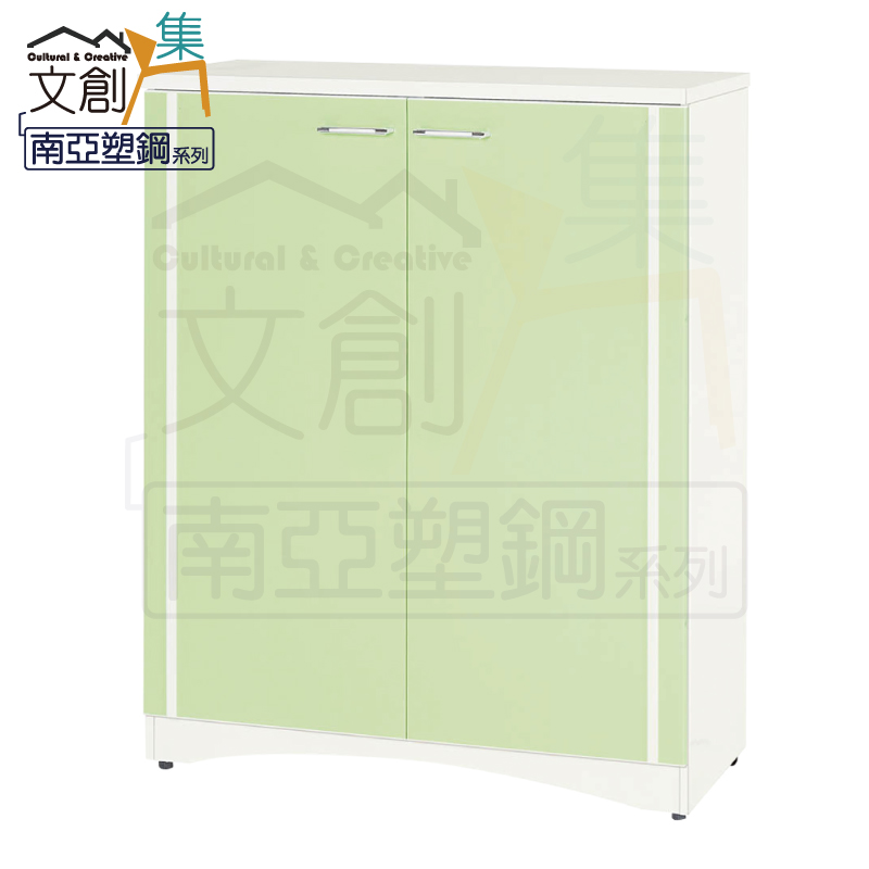 【文創集】羅斯 環保3尺南亞塑鋼開門鞋櫃(客約商品), , large