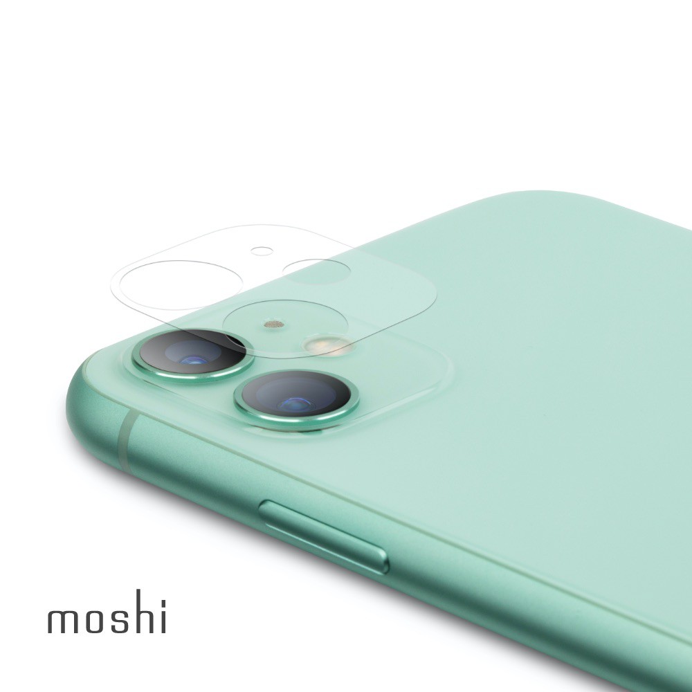Moshi AirFoil 清透鏡頭底座保護貼 (雙鏡頭) - 透明 iPhone 11 後鏡頭保護貼, , large