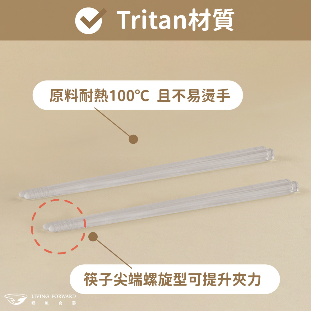 【哩皿食器】台灣製  食品級Tritan 循環筷, , large