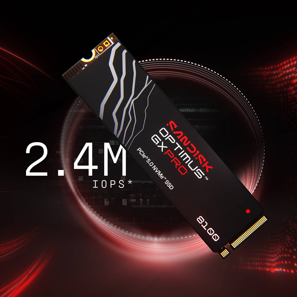 【SanDisk】Optimus GX PRO 8100 NVMe 2TB 無散熱片 SSD M.2 2280 代理商保固公司貨, , large