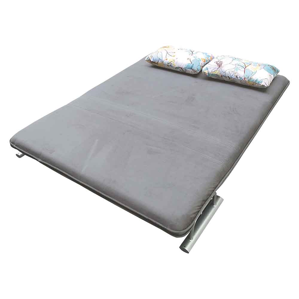 【BODEN】荷森灰色布沙發床/雙人椅/二人座(送抱枕), , large