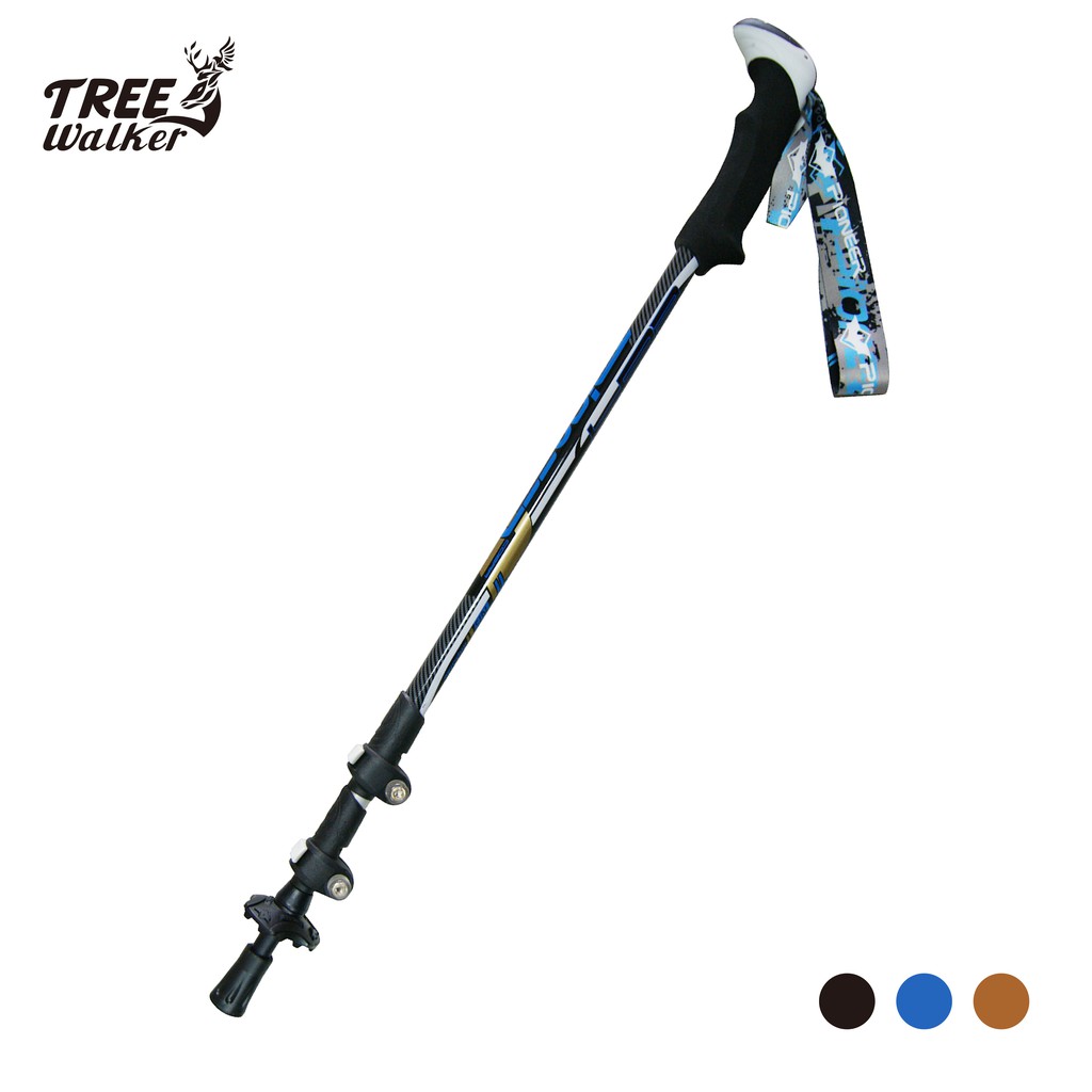 【Treewalker露遊】開拓者7075鋁合金抗彎登山杖 (隨機出貨), , large
