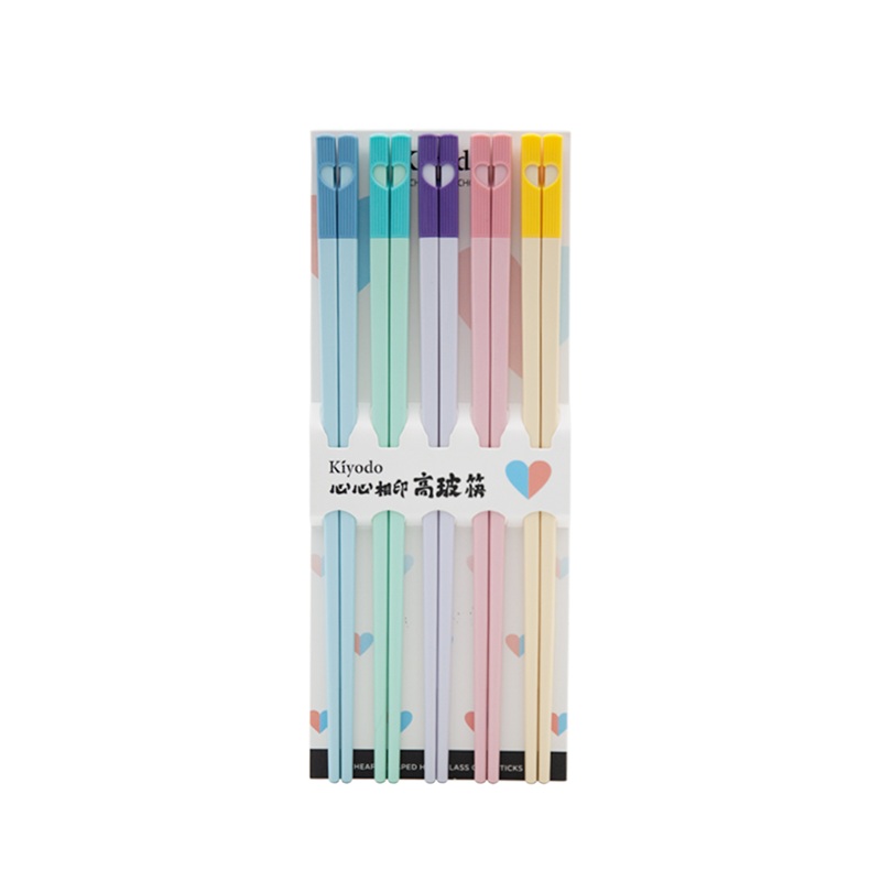 KIYODO心心相印高玻筷5雙, , large