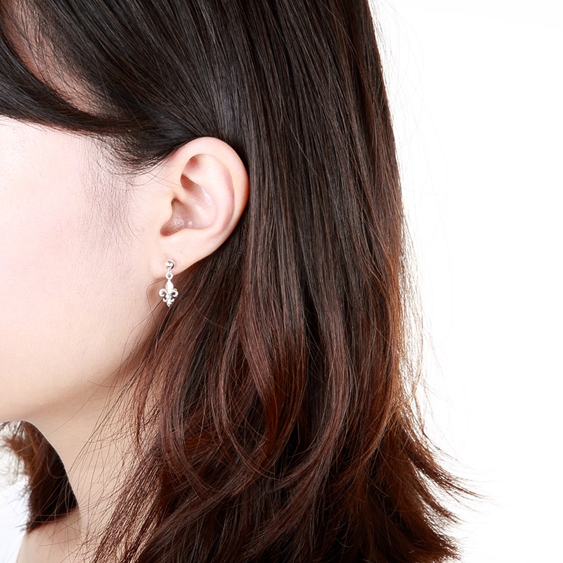【Angel & Me】Iris classic s925 sterling silver earrings birthday gift, , large