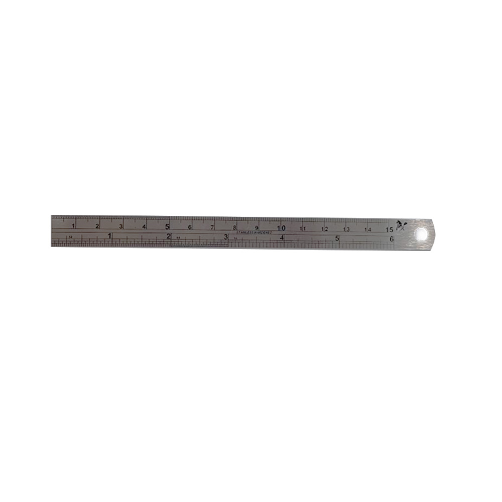 【龍品文創】旻新 15cm鋼尺-1支入, , large