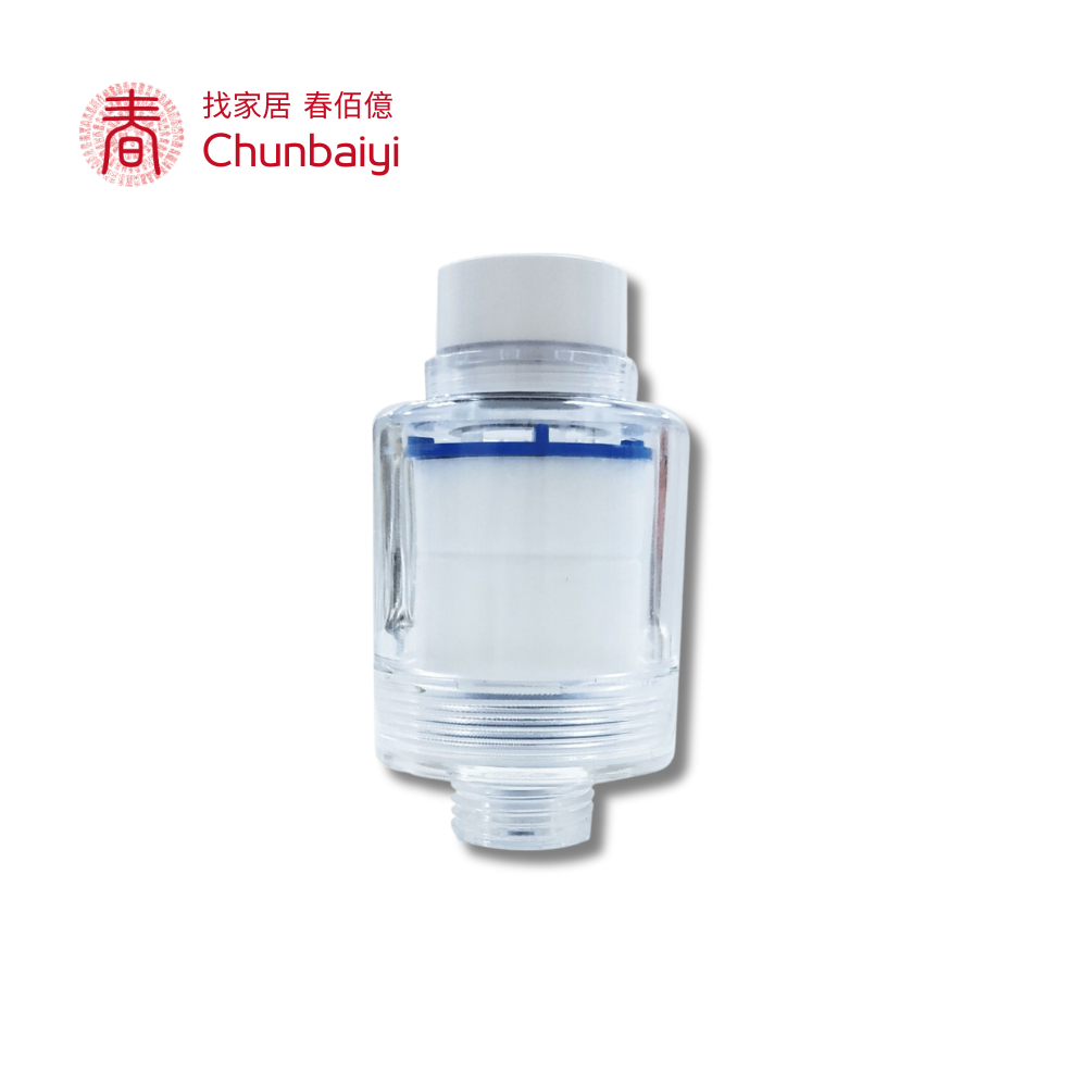[春佰億]水摩爾 透明PP高密度濾棉除氯沐浴過濾器 3入, , large