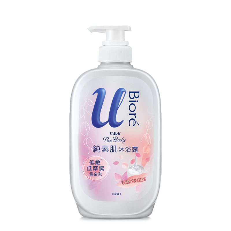 Biore蜜妮純素肌沐浴露玫瑰草與紅茶, , large