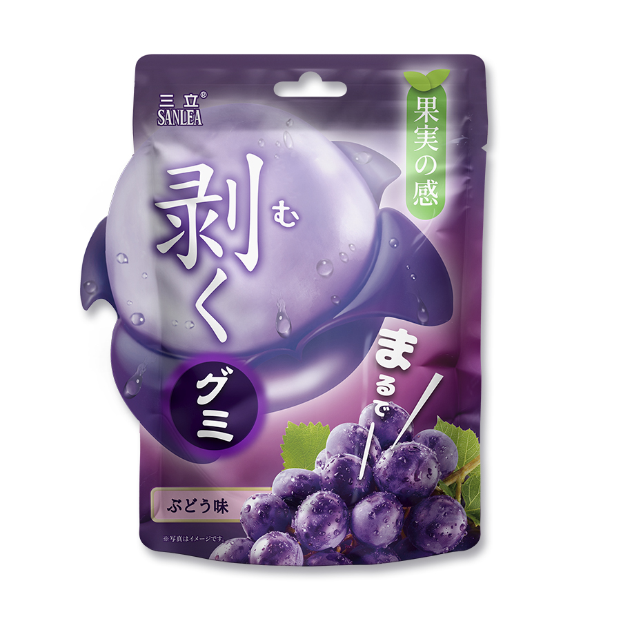 剝皮軟糖(葡萄味), , large