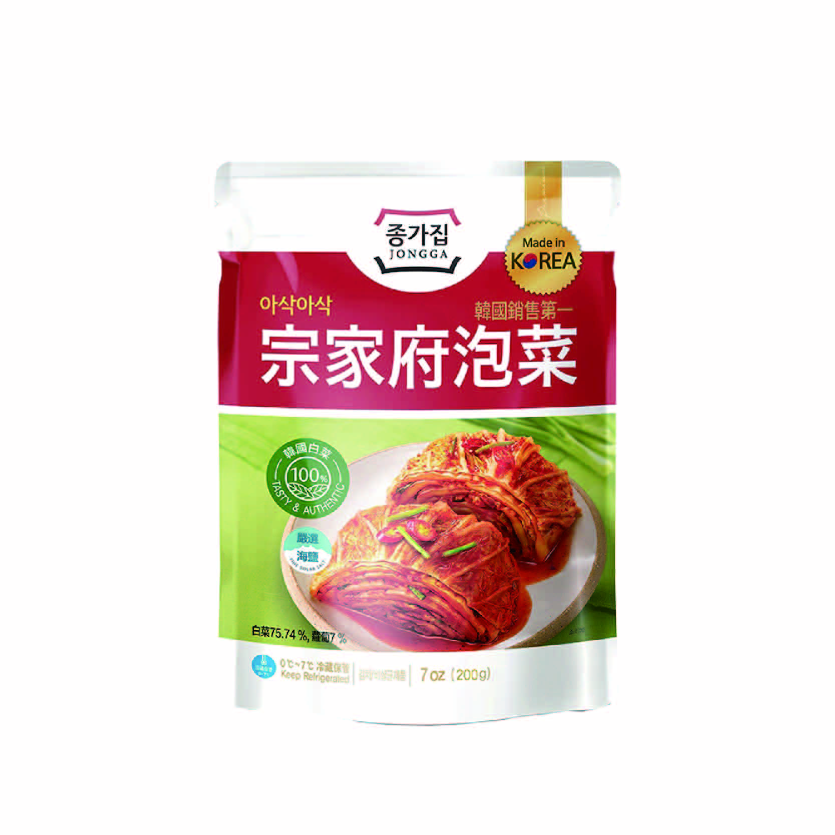 宗家府泡菜-200公克, , large