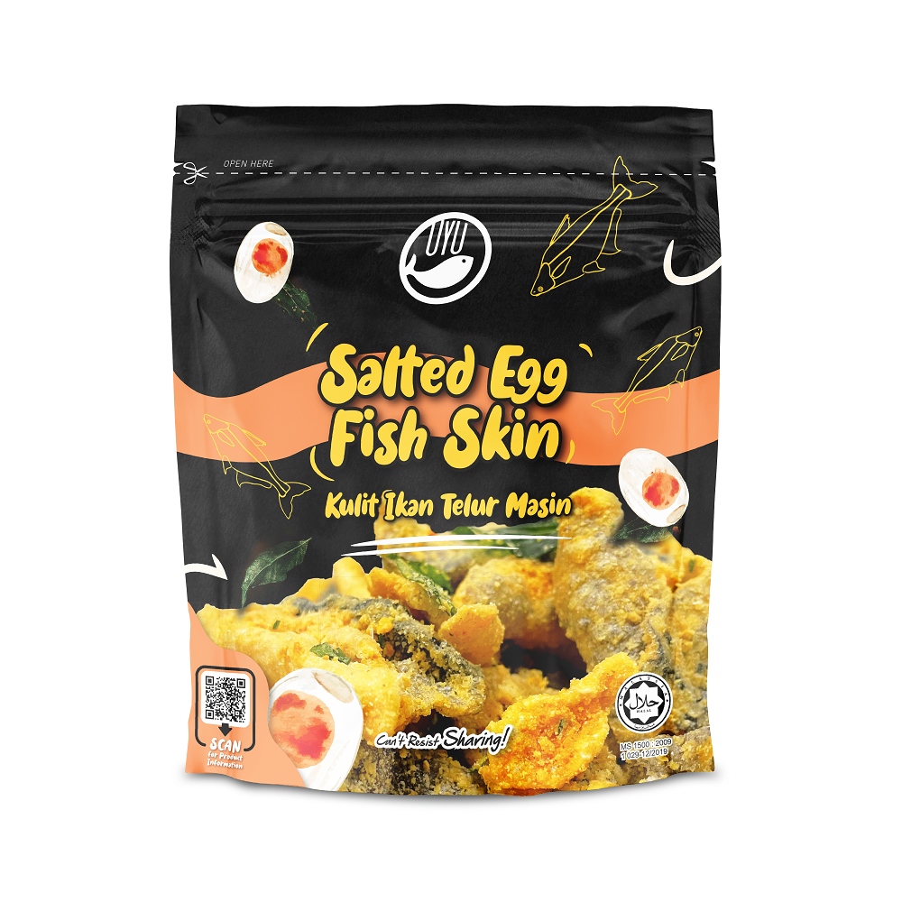 OYU鹹蛋魚皮脆片, , large