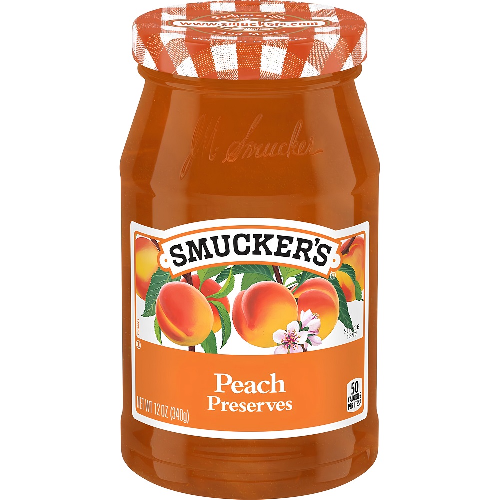 Smuckers Peach Preserves, , large