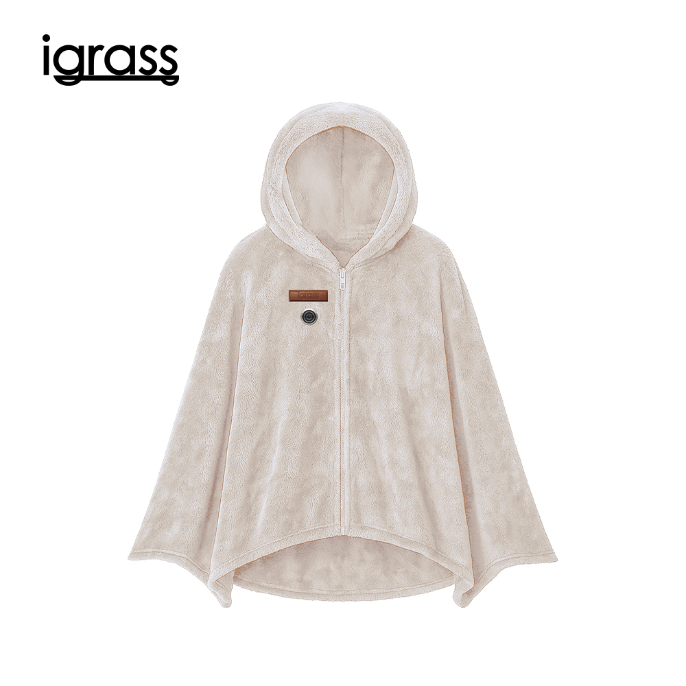 igrass outdoor heated shawl/blanket - Morning Mist Apricot, , large