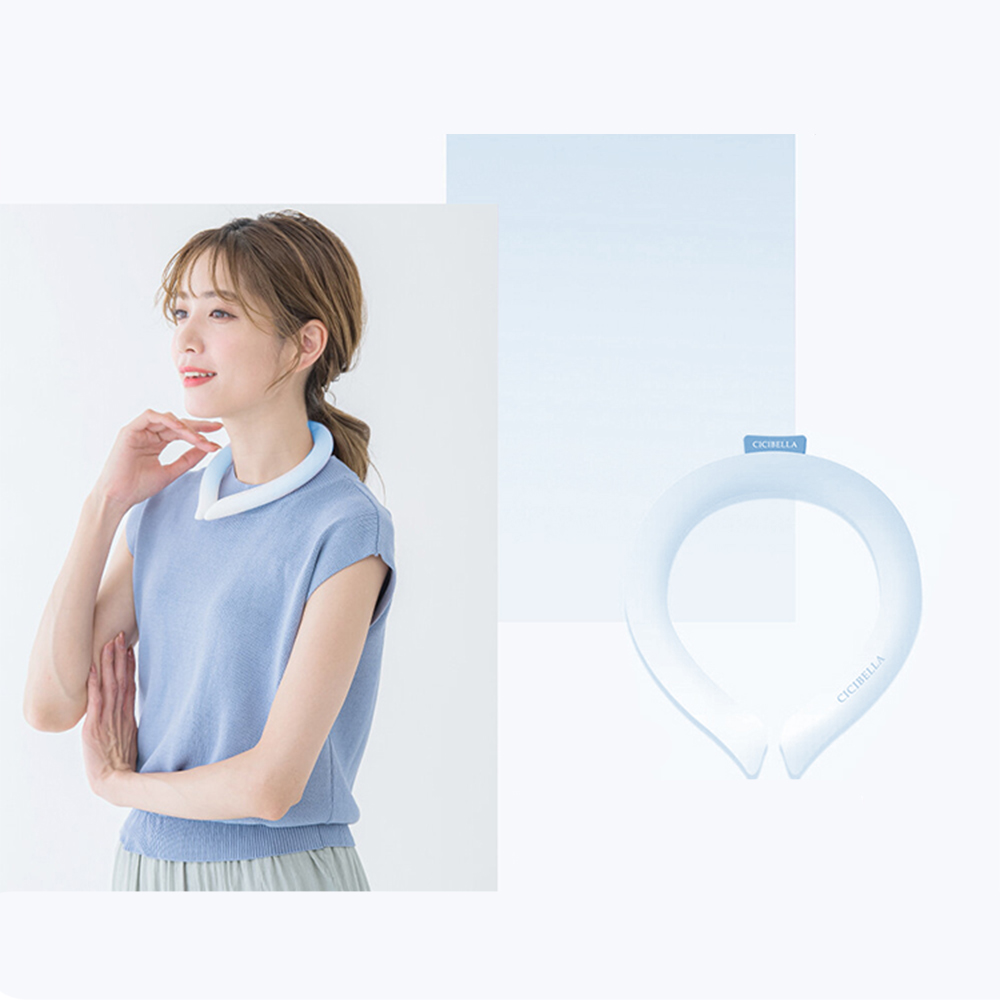 【日本CICIBELLA】清涼降溫 冰涼脖頸圈 酷冰環 PCM涼感頸圈 夏天降溫神器(日本正規品), , large