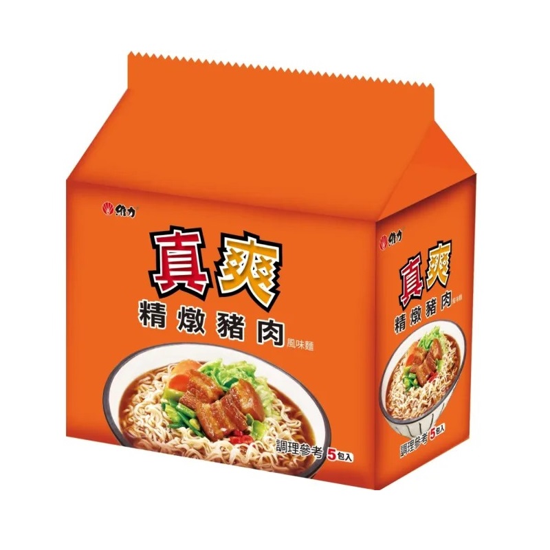 真爽精燉豬肉風味麵80g, , large