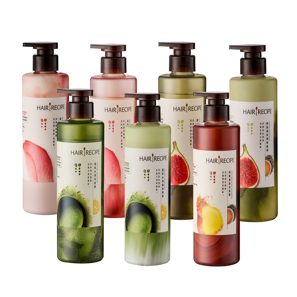 (免運)【Hair Recipe髮的食譜】新版洗髮露/潤髮乳510ml 兩入組 (柚子清茶/薑根清茶/無花果白茶/玫瑰蜜香茶)任選 公司貨, , large