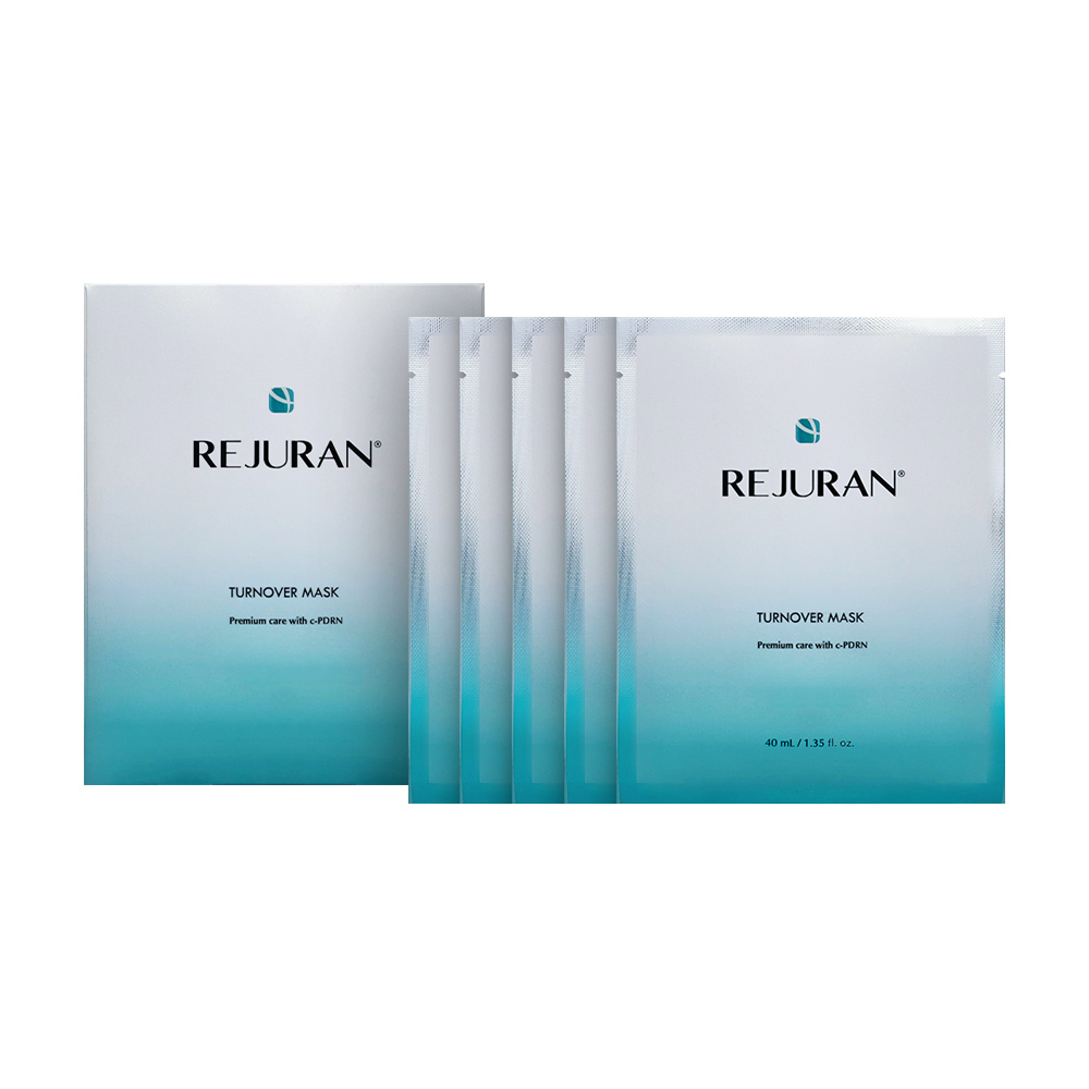 【REJURAN】水光精華修復面膜 5片 #藍, , large