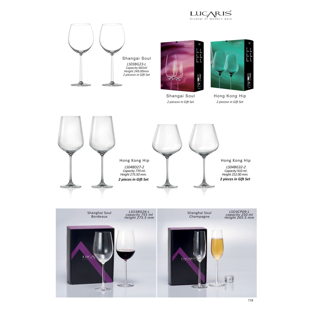 Lucaris 無鉛水晶香檳杯 250cc (2入方型禮盒組) SH系列 金益合玻璃器皿, , large