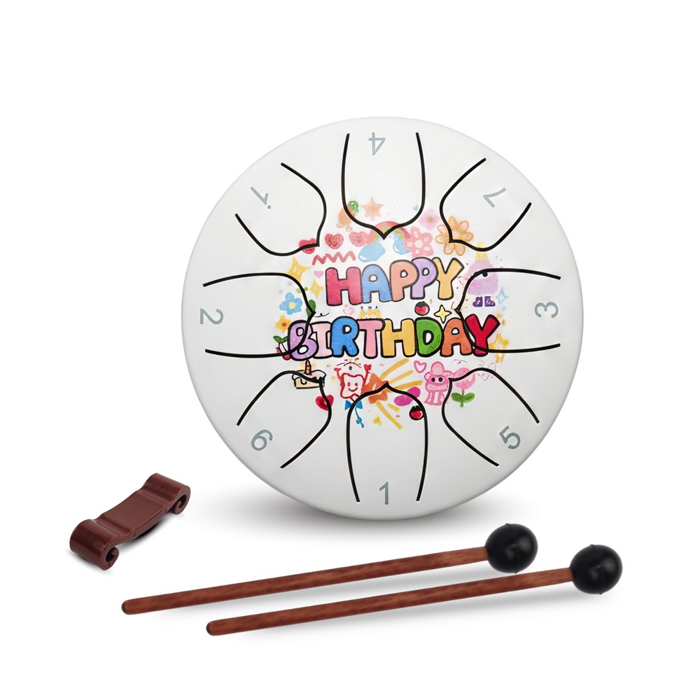 【限量禮品】KONIX 八音空靈鼓彩繪款  療癒樂器 生日禮物首選 初學者輕鬆上手 附收納袋, , large