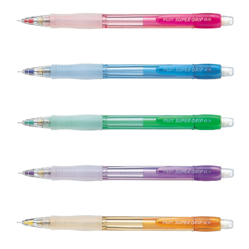 【PILOT 百樂】透明七彩自動鉛筆 0.5mm / 支 H-185N - 橘, , large
