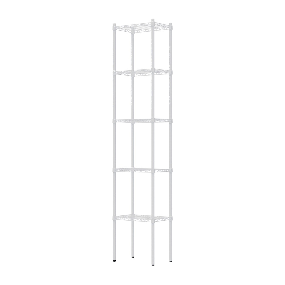 【Y HOUSE】45x30x210公分 輕型五層鐵架 鐵力士架 -烤漆白, , large