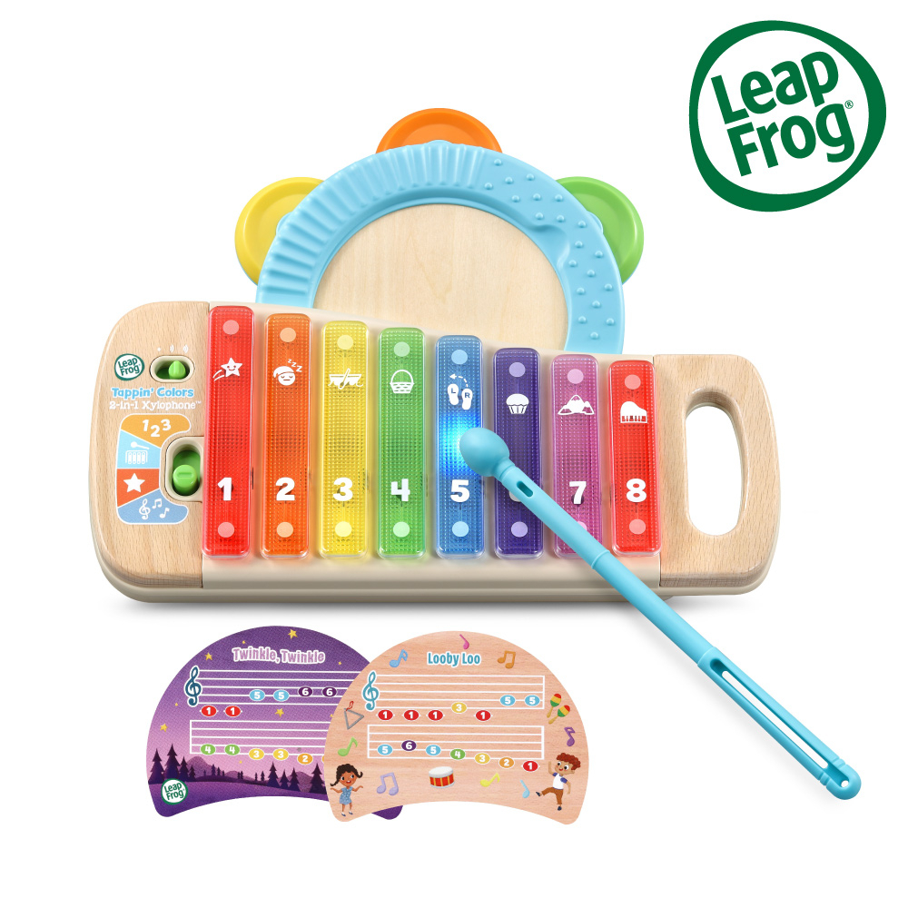 官方直營【LeapFrog】彩虹木琴鈴鼓組, , large