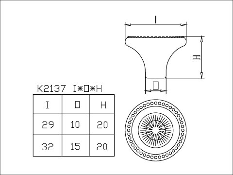 Zinc Knob, , large