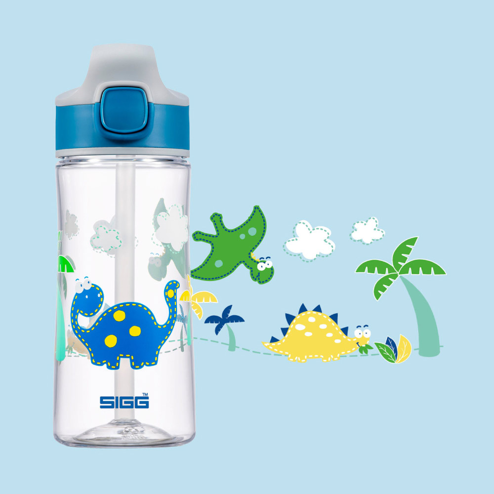 [瑞士百年 SIGG] Tritan 兒童輕量彈蓋冷水瓶 450ml, , large
