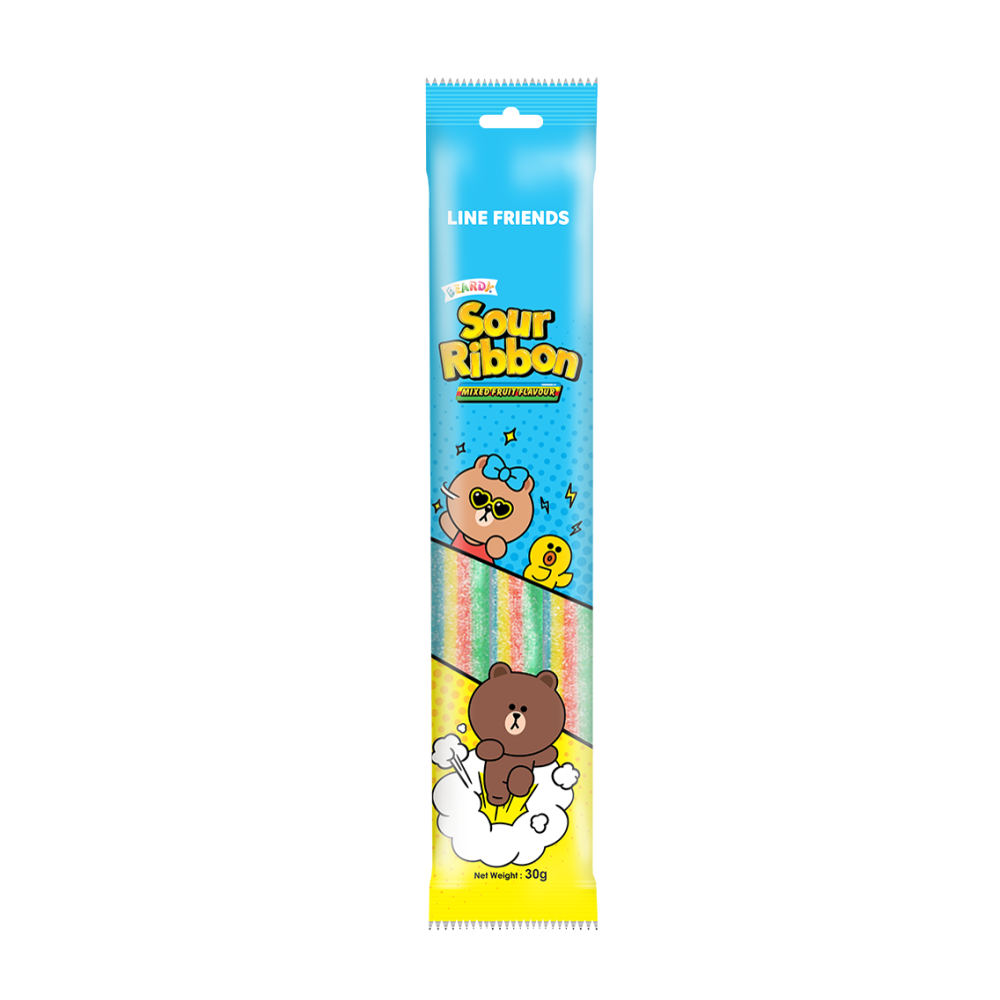LINE FRIENDS Sour Ribbon Mixed Fruit, , large