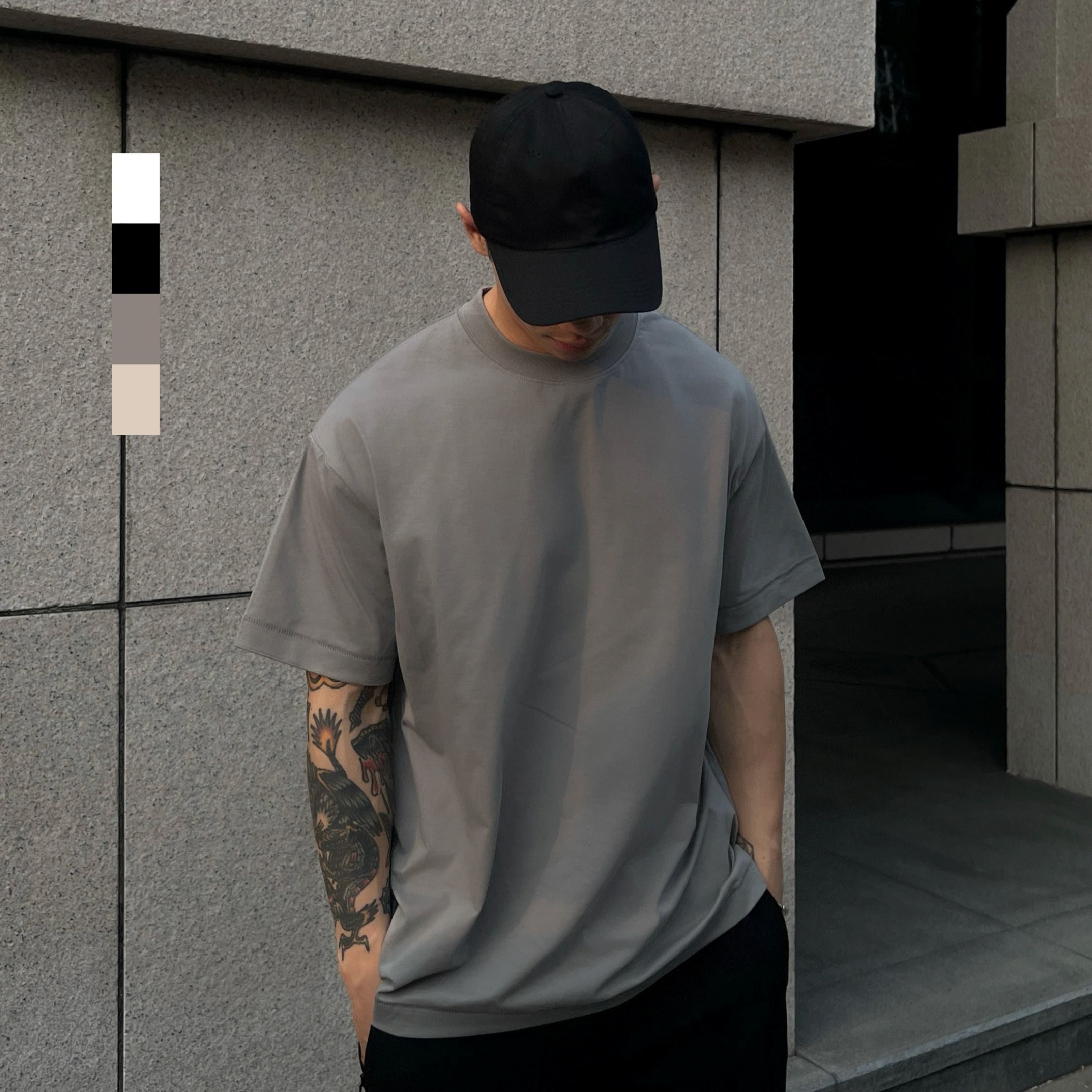 [1atm] 冷凝-涼感Tshirt (Sorona), , large