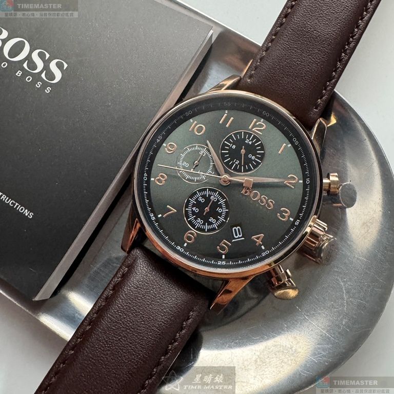 [TIMEMASTER] BOSS watch, 44mm, HB1513496, , large