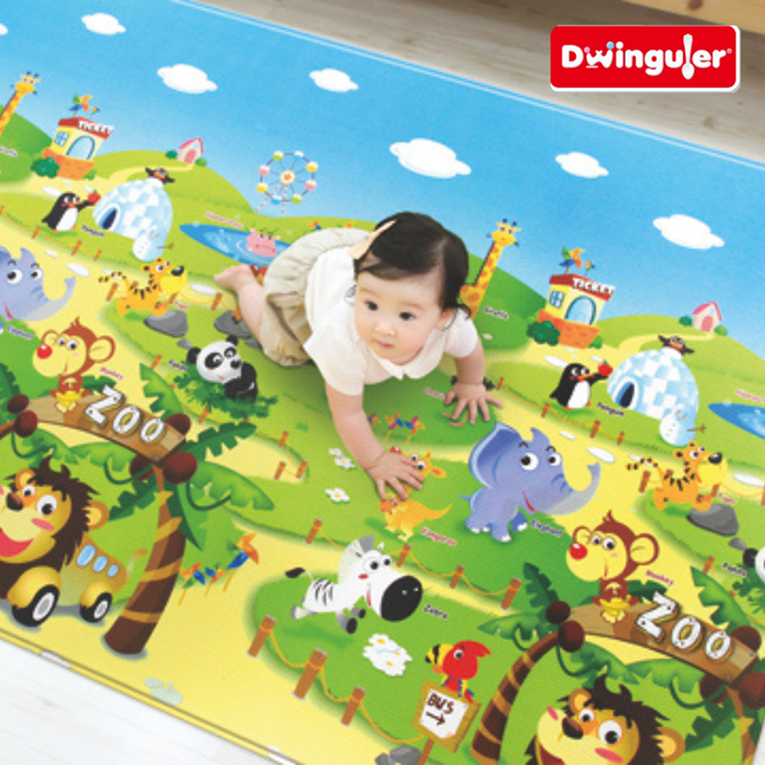 【Dwinguler康樂】遊戲墊─動物園(230x140x1.3cm), , large