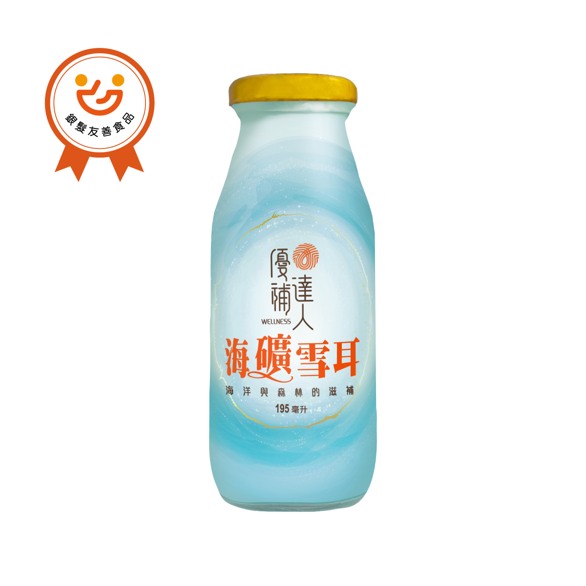 [優補達人]海礦雪耳 195ml*6瓶, , large